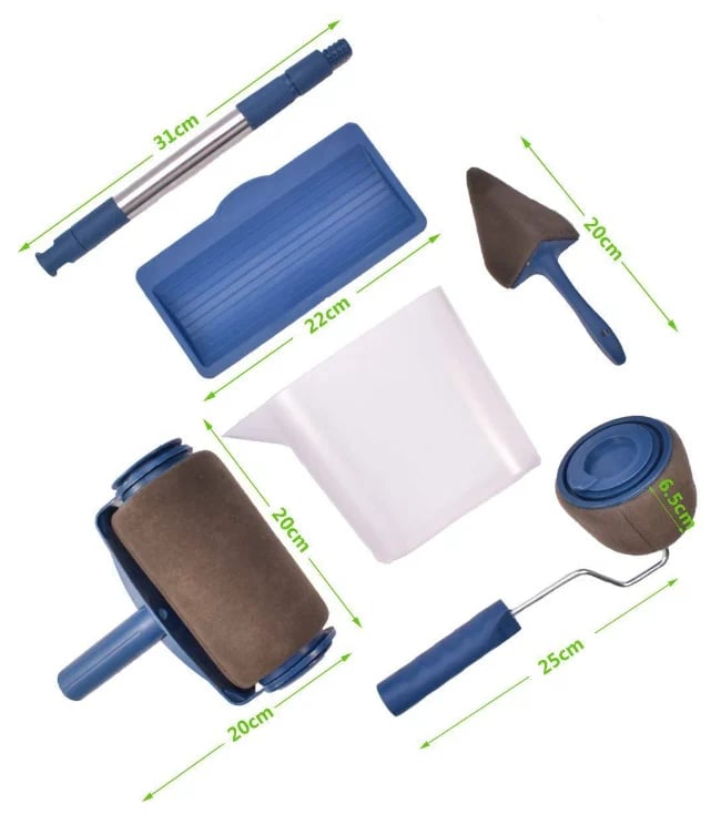 🖌️ Paint Roller Brush | Ergonomic Handle Painting Tool