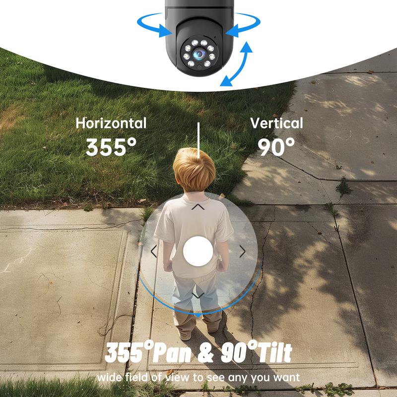 Smart AI Light Bulb Camera