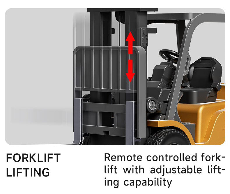 Mini Desktop Remote Control Forklift Truck Toy