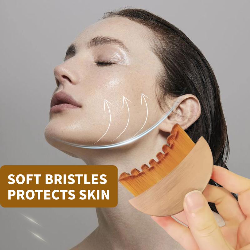 Lymphatic Contour Face Brush for Jawline & Chin Sculpting