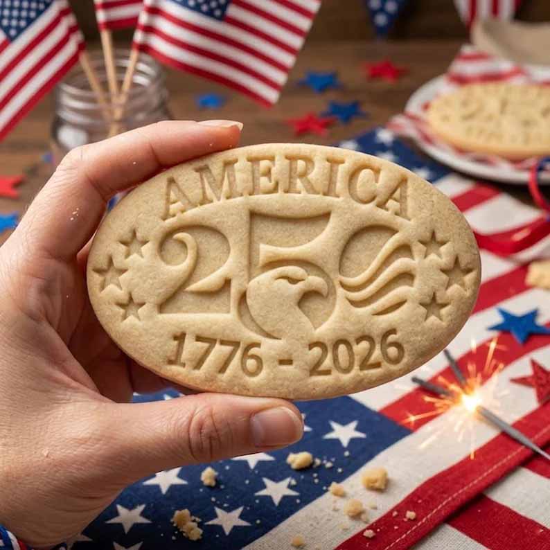 🎁Last Day 60% OFF - 1776–2026 USA 250th Anniversary Cookie Stamp