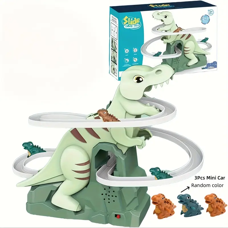 ๐ Limited-time offer: 50% off-Dinosaur climbing staircase track car
