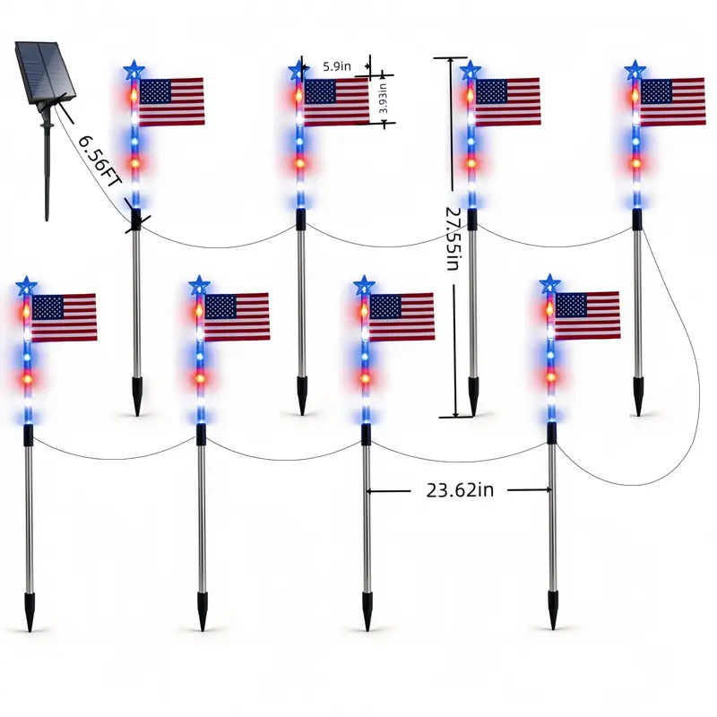 ☀️Nighttime Magic for Your Garden — Outdoor Patio Auto-Glow Solar