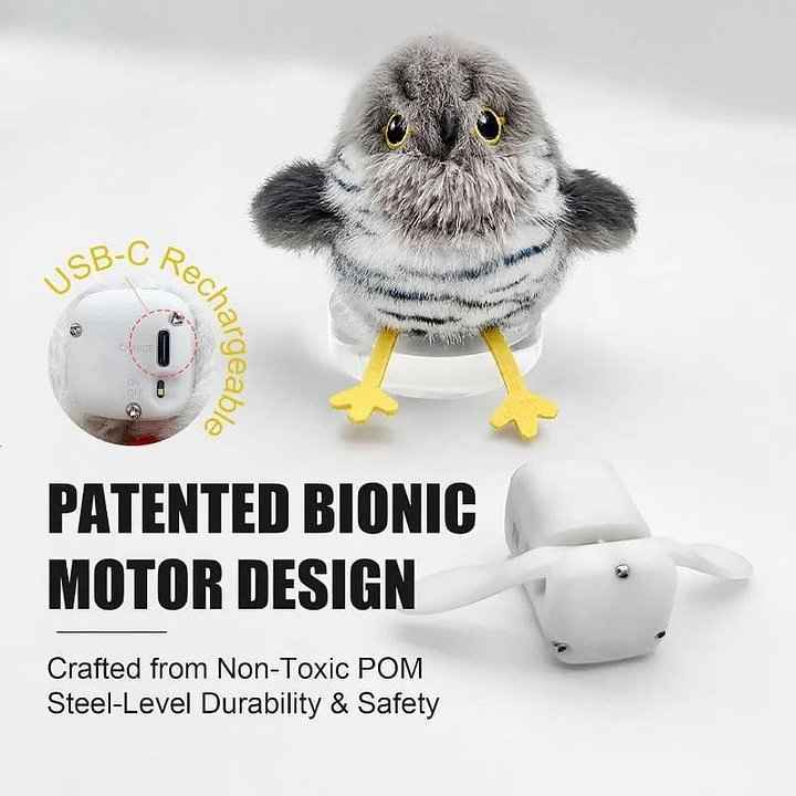 🎉2026 New Year Special Sale 🎉Rechargeable Flapping Bird Cat Toy