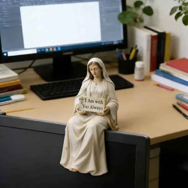 🔥Hot Sale 49% OFF - ✨Handcrafted Jesus Figurine ✝️Serene Spiritual Decor & Peaceful Desk Companion 🙏
