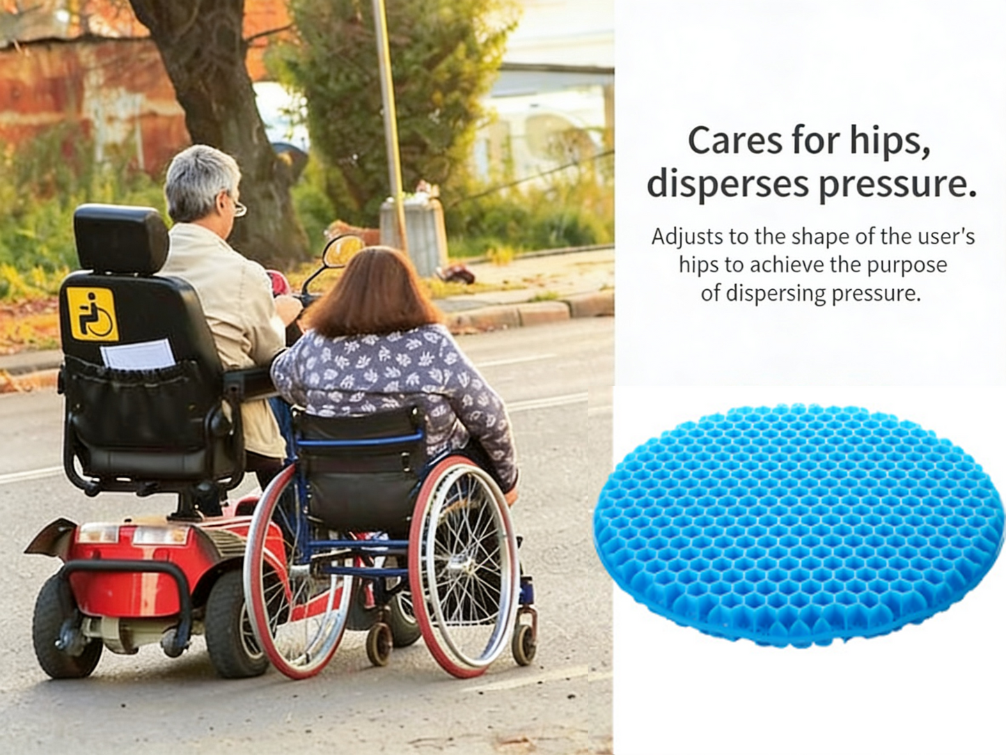 💺 Donut Gel Seat Cushion | Tailbone & Sciatica Pain Relief