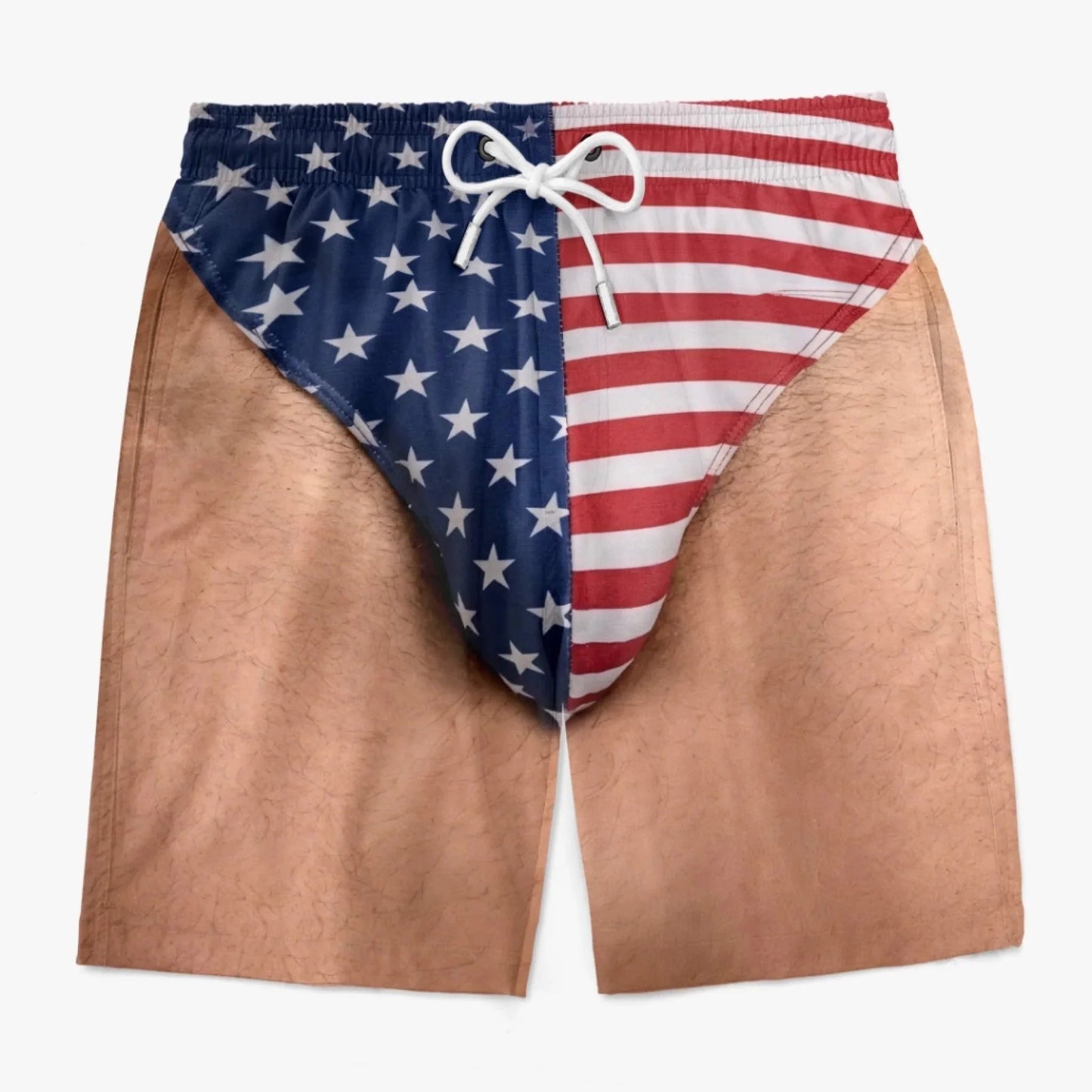 ๐บ๐ธ Funny Patriotic Menโs Swim Trunks โ Freedom & Chill Summer Beach Shorts ๐๏ธ๐
