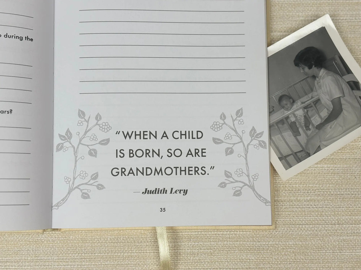 📖 Mother Story Journal | Keepsake Memory Book Gift