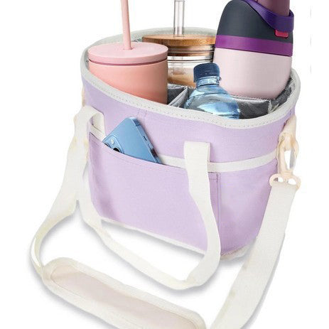 【👩🦰Mother's Day discount】🥤Family Size 4 Compartment Drink Bag🛍️, Multiple Tumbler Carrier Caddy