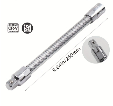 ⚙️ 1/2 Inch Socket Wrench Kit | Flexible Connecting Rod Tools