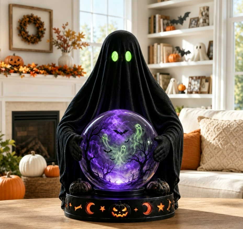 🎃🔥Halloween Sale 50% OFF | ✨ Halloween Witch Lamp Resin Ornament