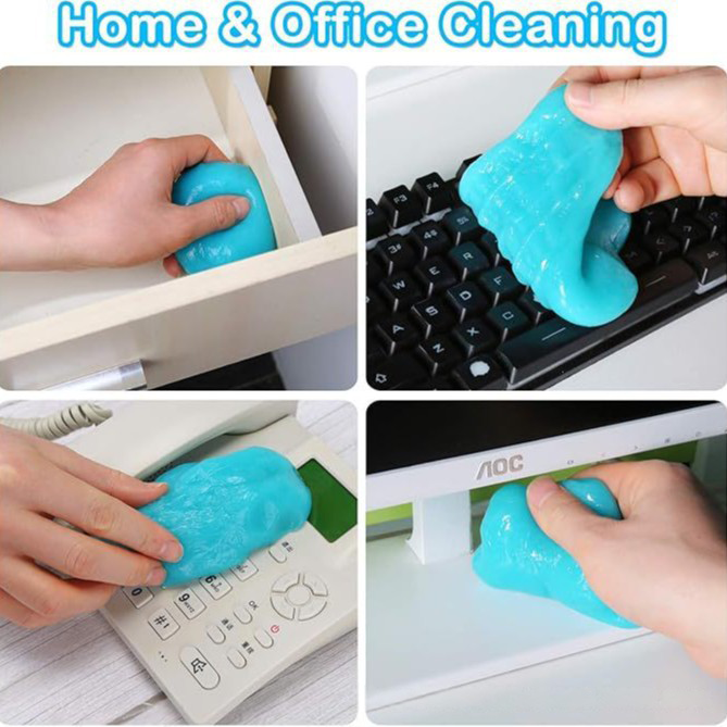 Cleaning soft rubber car products