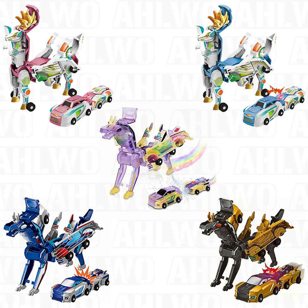 Transforming Winged Pegasus Car Toy