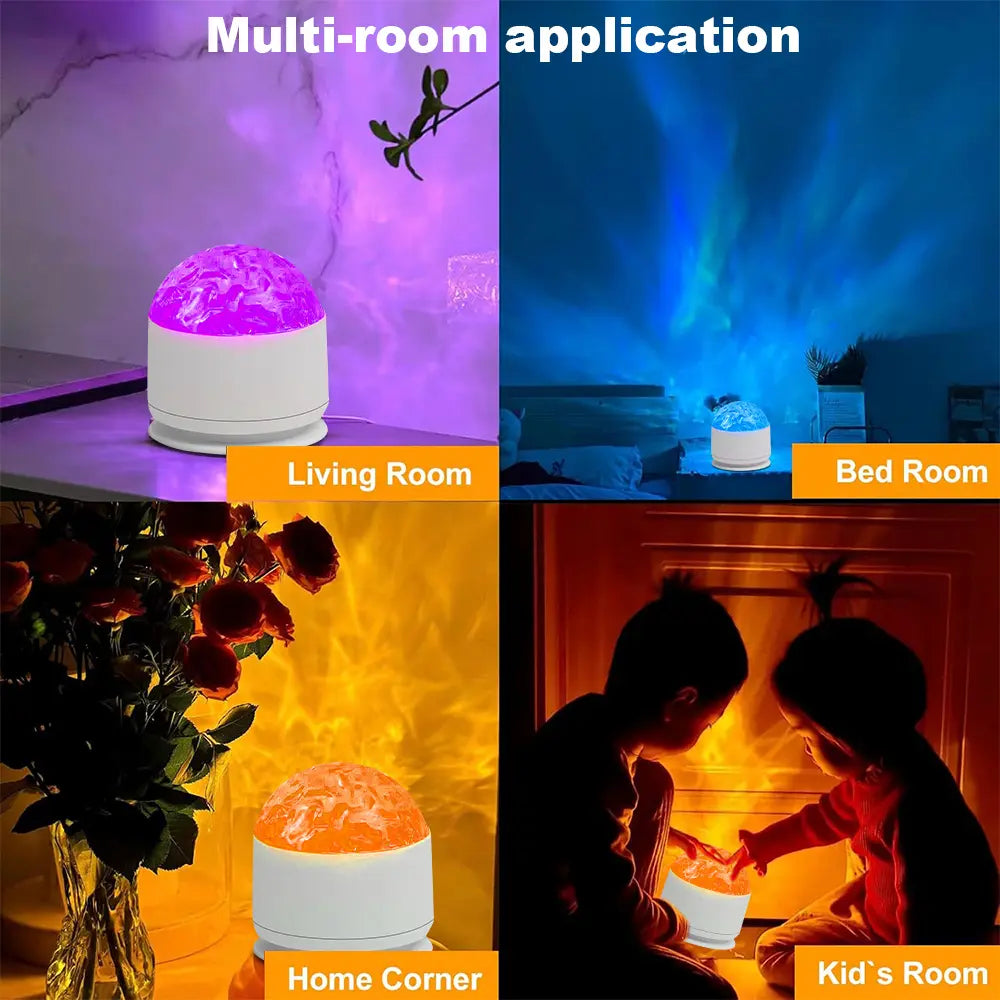 đ Star Projector Light | Ocean Wave & 3D Water Ripple Effects
