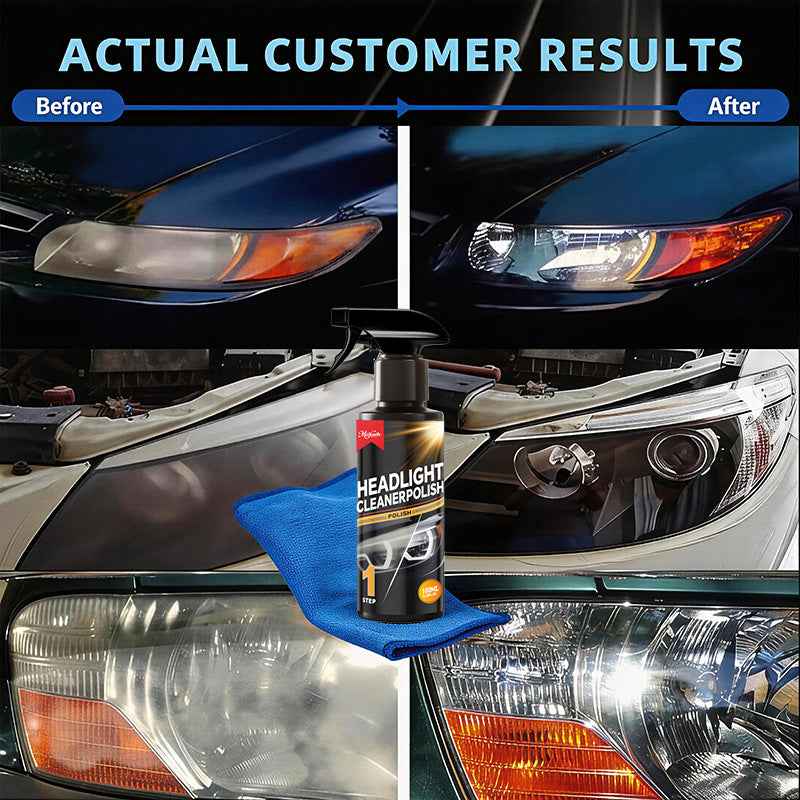 🚗 No-Sand Headlight Restoration Kit | Restores Yellow & Oxidized Headlights
