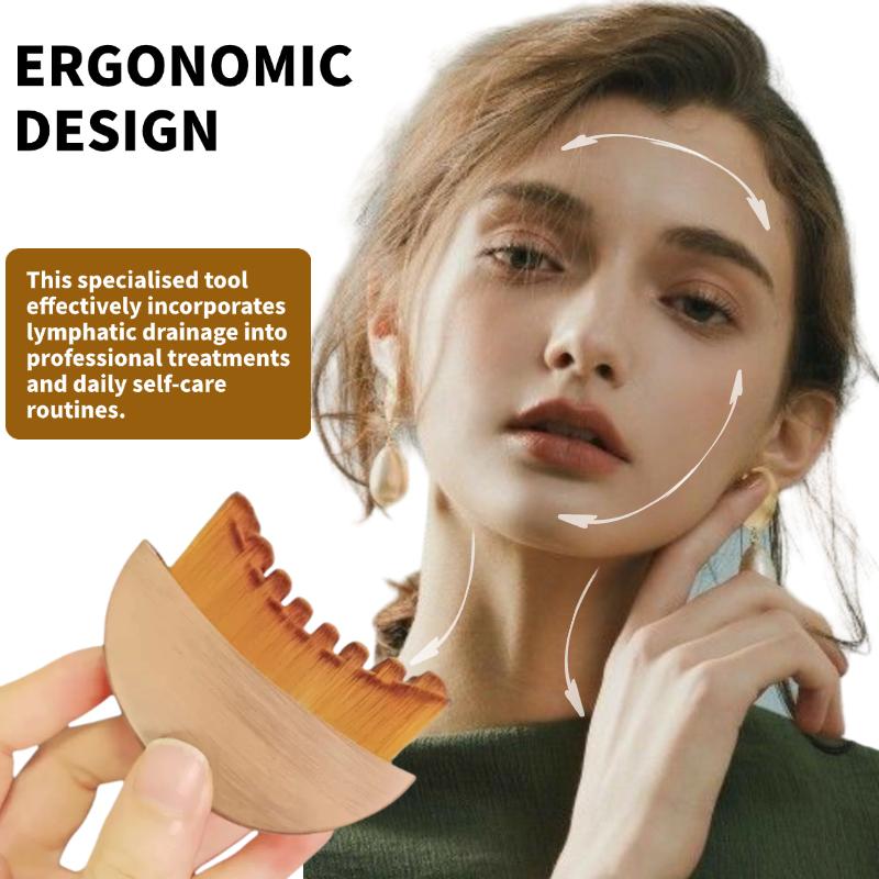 Lymphatic Contour Face Brush for Jawline & Chin Sculpting