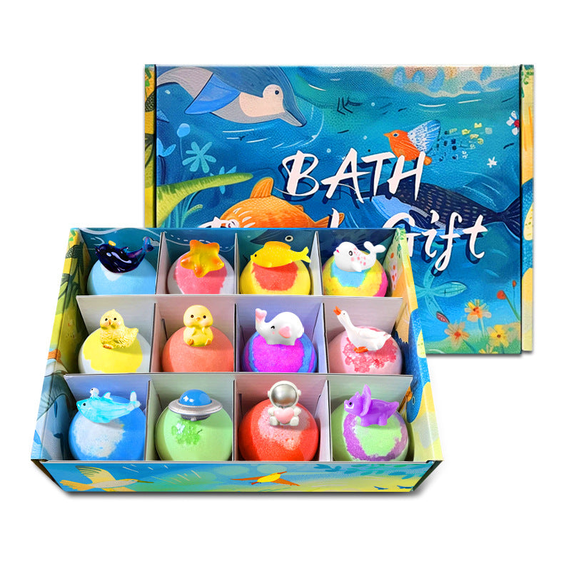 🛁 50% OFF |🌊 Ocean Theme Bath Bombs | 60g*12 Pcs, Foamy Bath Time & Fun Gift Idea ✨