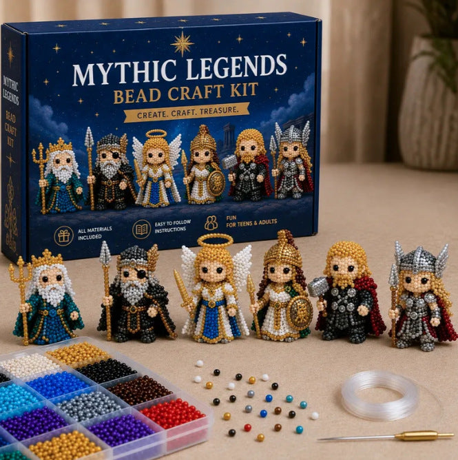 🧵✨ Tiny 3D Beaded Animal DIY Kit – Turn Tiny Beads Into Treasured Handmade Animals, Great for Cozy Afternoons & Thoughtful Gifts
