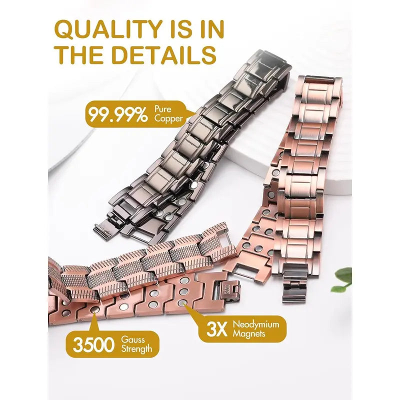 🎁 60% discount/Copper magnetic bracelet——Relieve fatigue and promote blood circulation✨