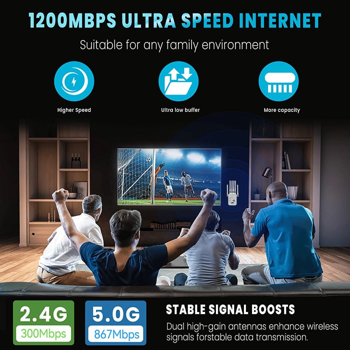 🔥Limited Time 49% Off📶 AC1200 WiFi Range Extender