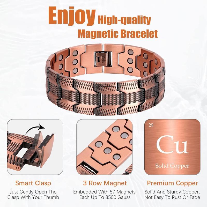 🎁 60% discount/Copper magnetic bracelet——Relieve fatigue and promote blood circulation✨