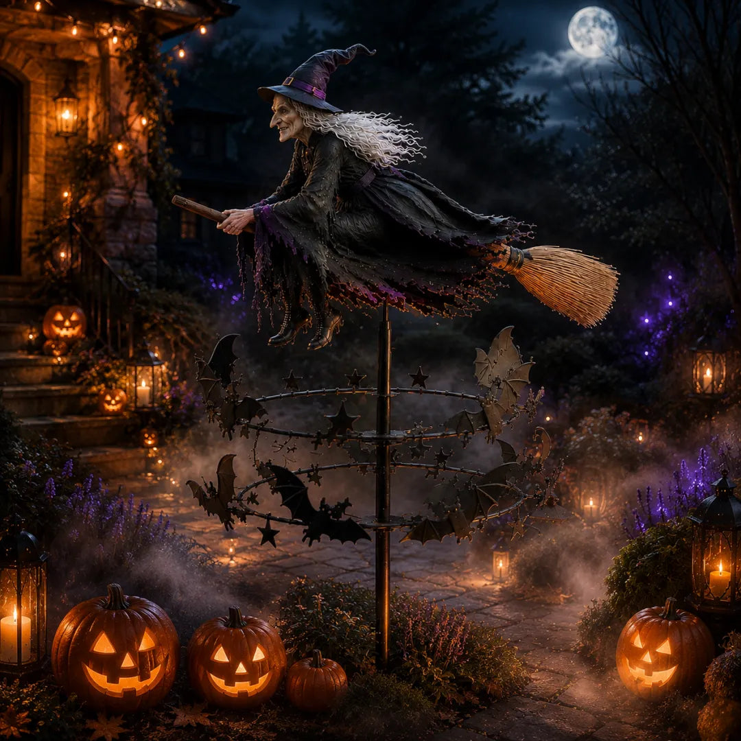 🔥 Limited time 65% OFF – 🧙♀️ The Enchanted Witch Garden Wind Spinner