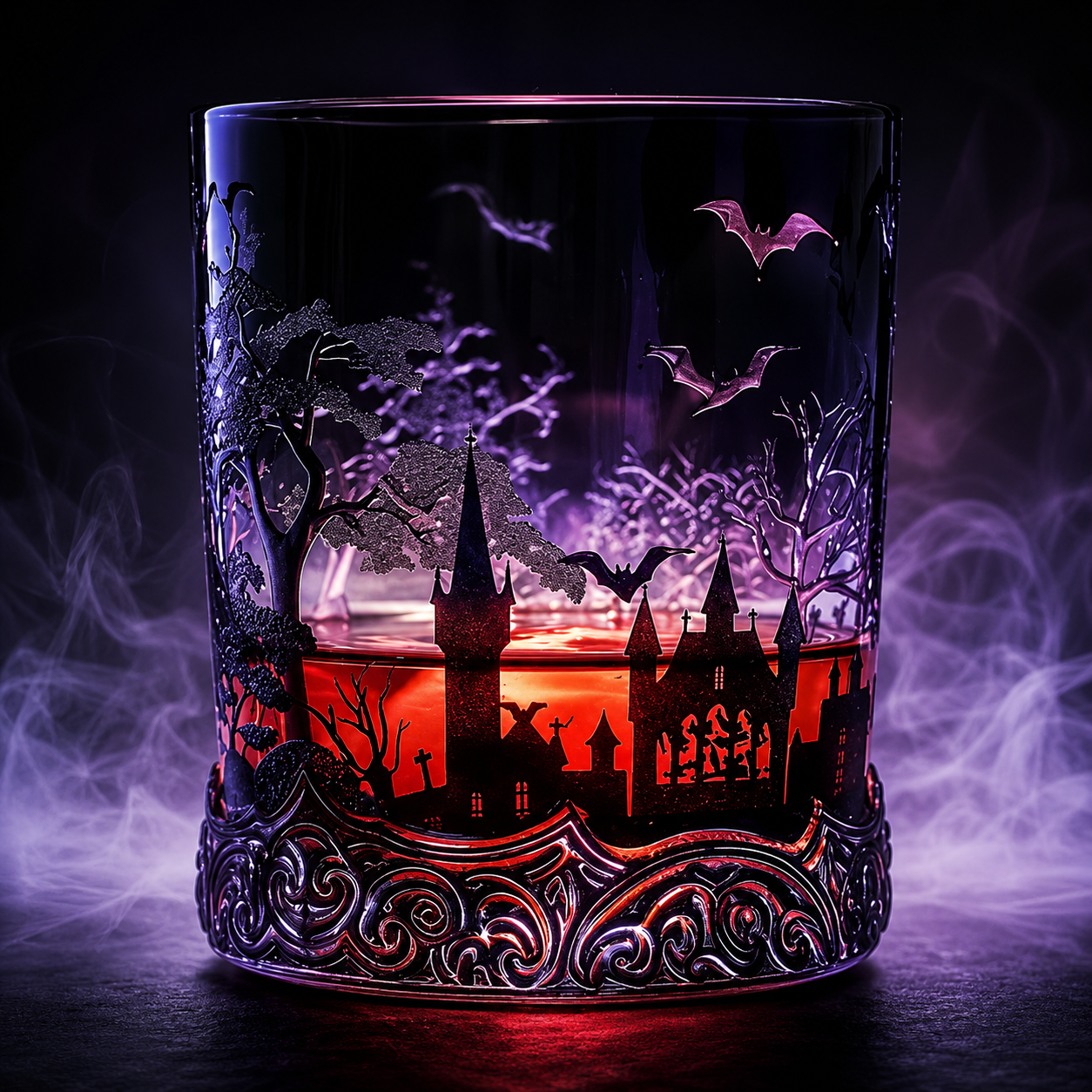 đ„Halloween Magic Potion-Style Whiskey Bottle â Gothic Vampire Elixir Decanter