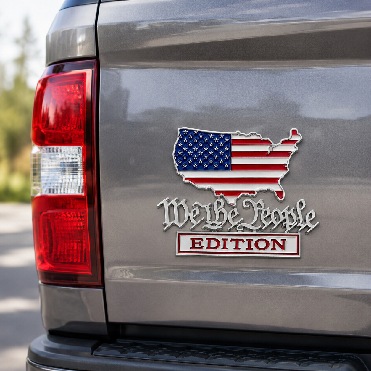 Hot Sale 48% OFF Classic We The People Metal Car Sticker Badge Ornament