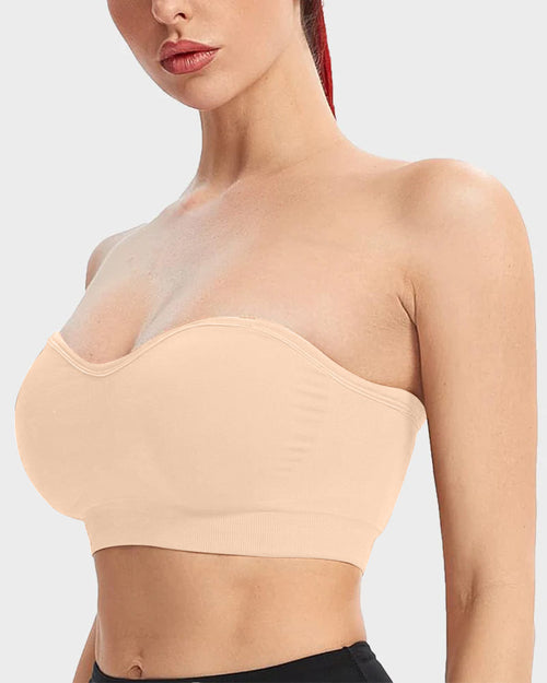 🔥30% OFF Hot Sale🔥Non-Slip Bandeau Seamless Wireless Strapless Bra