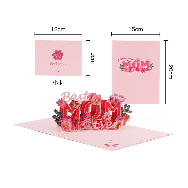 🌺Mother‘s Day - 55% OFF🌼Paper Love Mother's Day Card, 👩Happy Mothers Day Pop Up Card 3D Design🦋