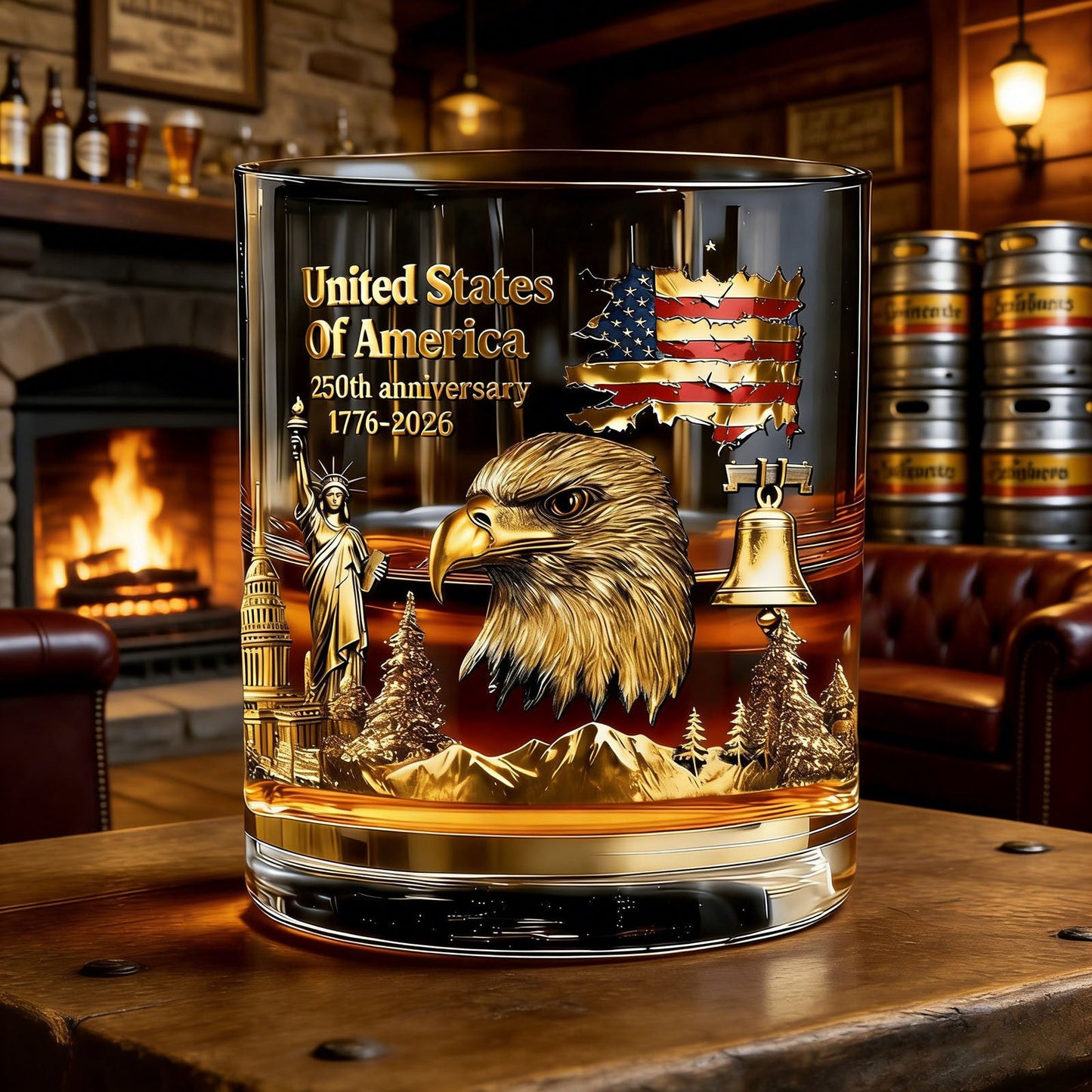 🏆Flash Sale✨🇺🇸 250th Anniversary Eagle Whiskey Decanters🦅 Celebrate 250 Years of American Pride