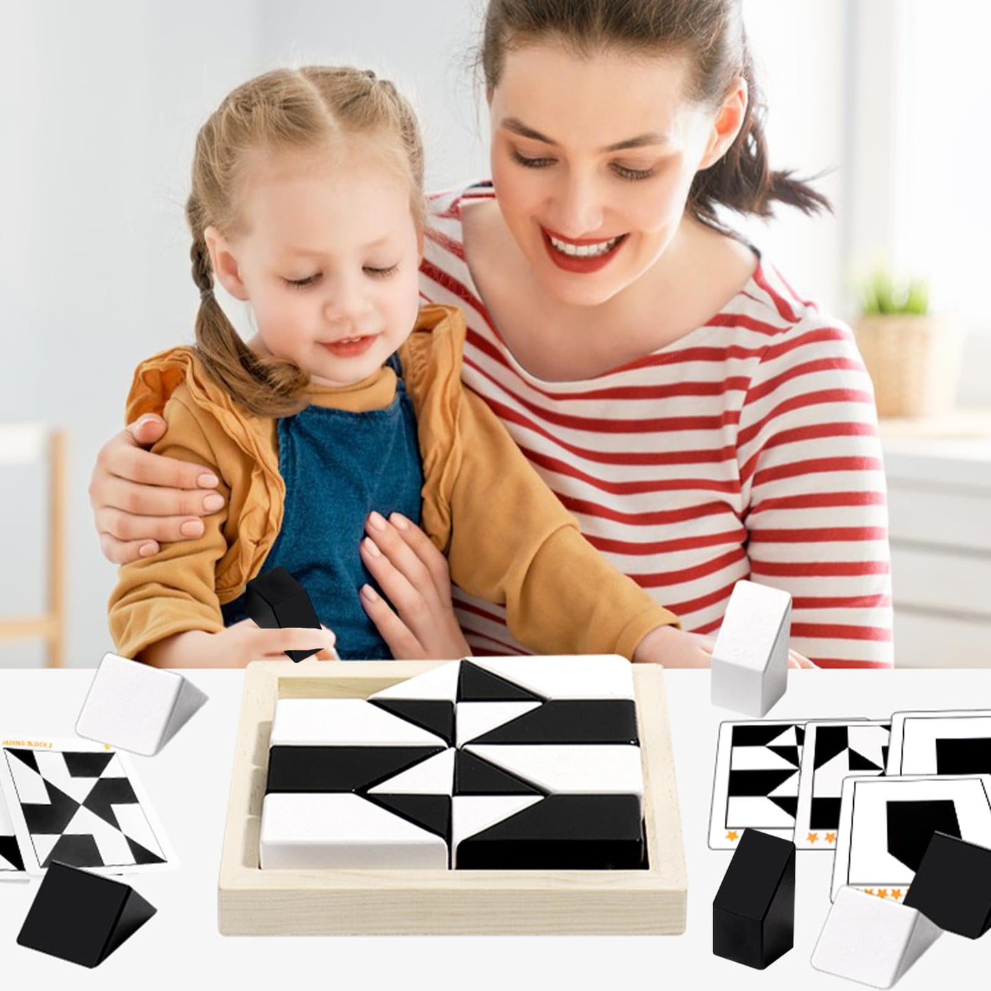 🧩 Hidden Blocks Board Game: STEM-Approved Wooden Puzzle for Creative Minds
