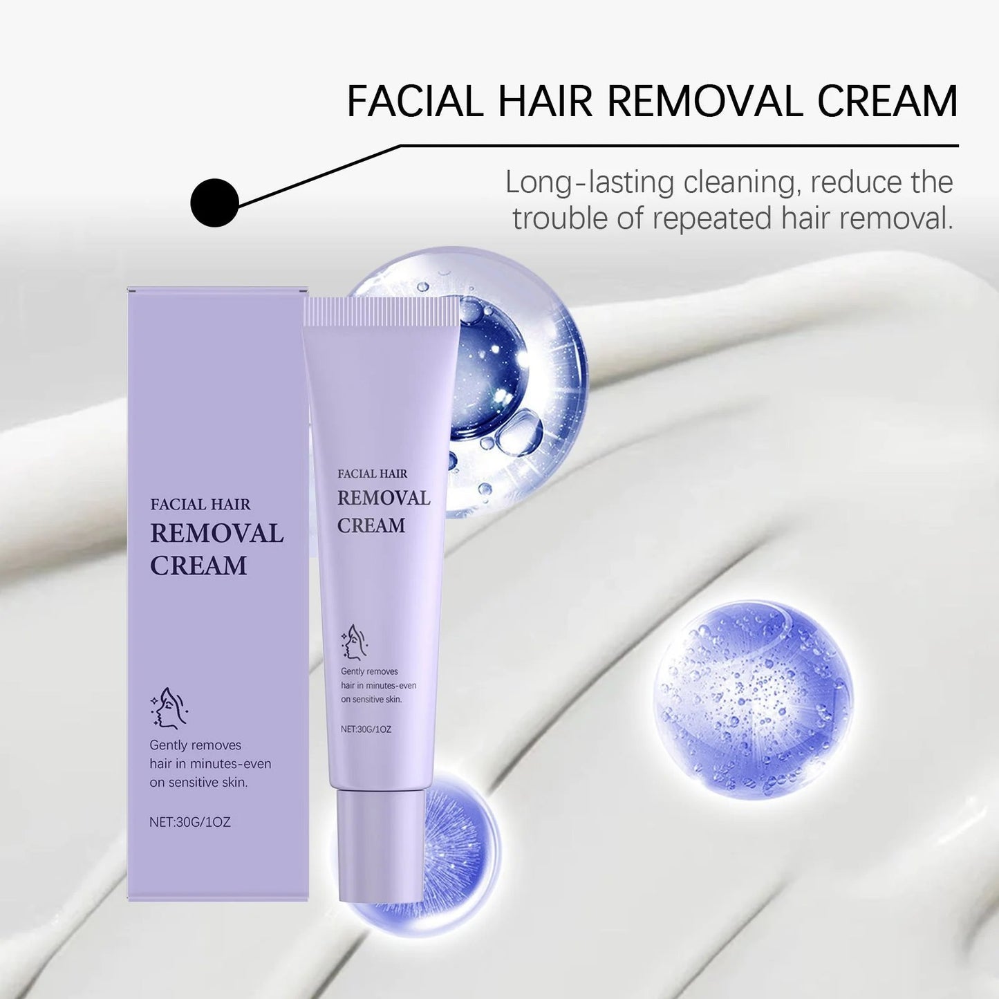 🔥 Today!-Buy 2 Get 1 FREE🔥Gentle and Painless Facial Hair Removal Cream