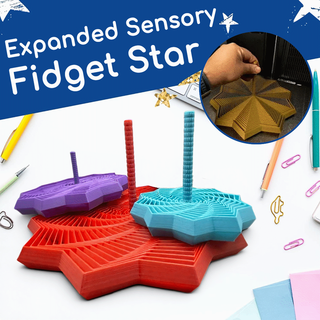 Expanded Sensory Fidget Star-🎁 Your Perfect Stress-Relief Companion ✨