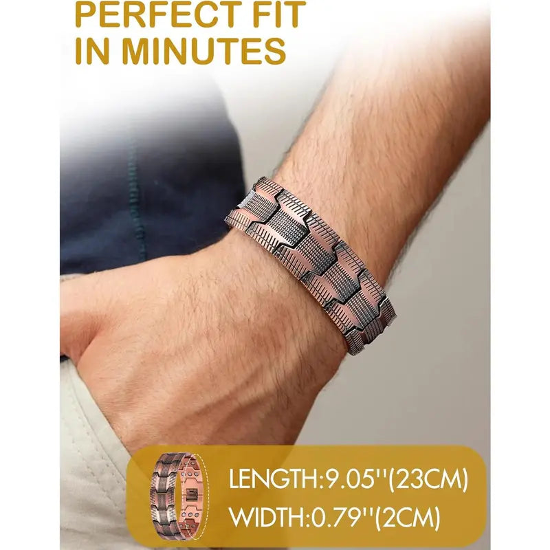 🎁 60% discount/Copper magnetic bracelet——Relieve fatigue and promote blood circulation✨