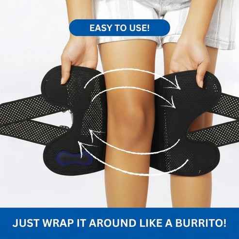 💪 Knee Brace: 4-Spring Strong Support | Sports & Daily Use