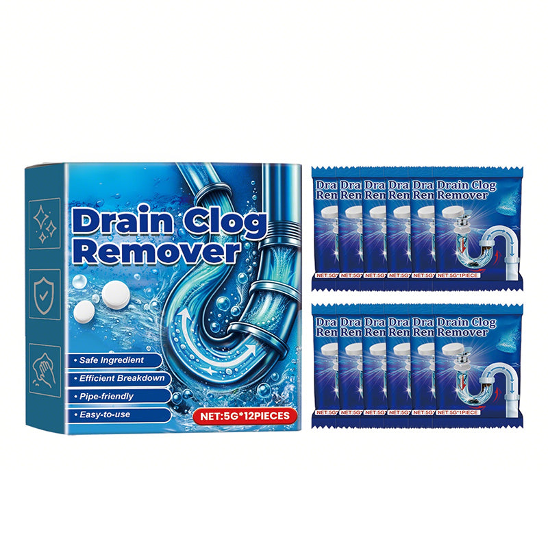 54% OFF NOW🔥Fast Dissolve🌟 Drain Clog Remover Tablets -For Household Pipe Deodorant