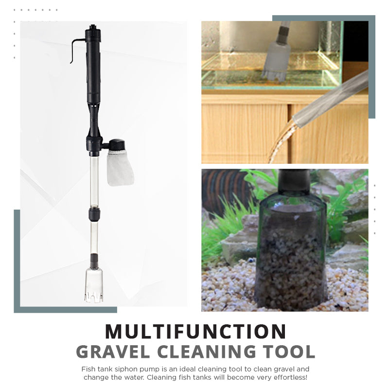 🐠 Electric Aquarium Gravel Cleaner – Battery-Powered Fish Tank Vacuum For Easier Cleaning 💧