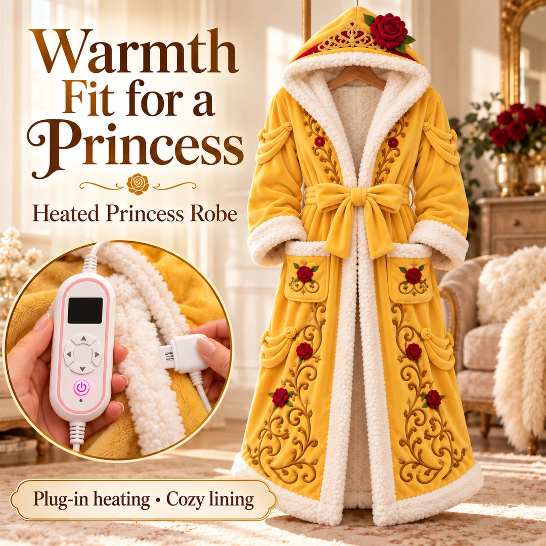 👑Princess Heated Robe — Cozy Warmth, Fairytale Elegance