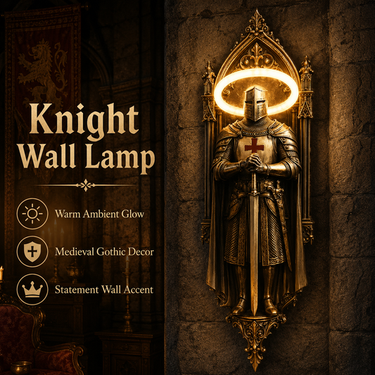 🛡️Illuminate Your Space With The Honor-Knight Wall Lamp✝️⚔️