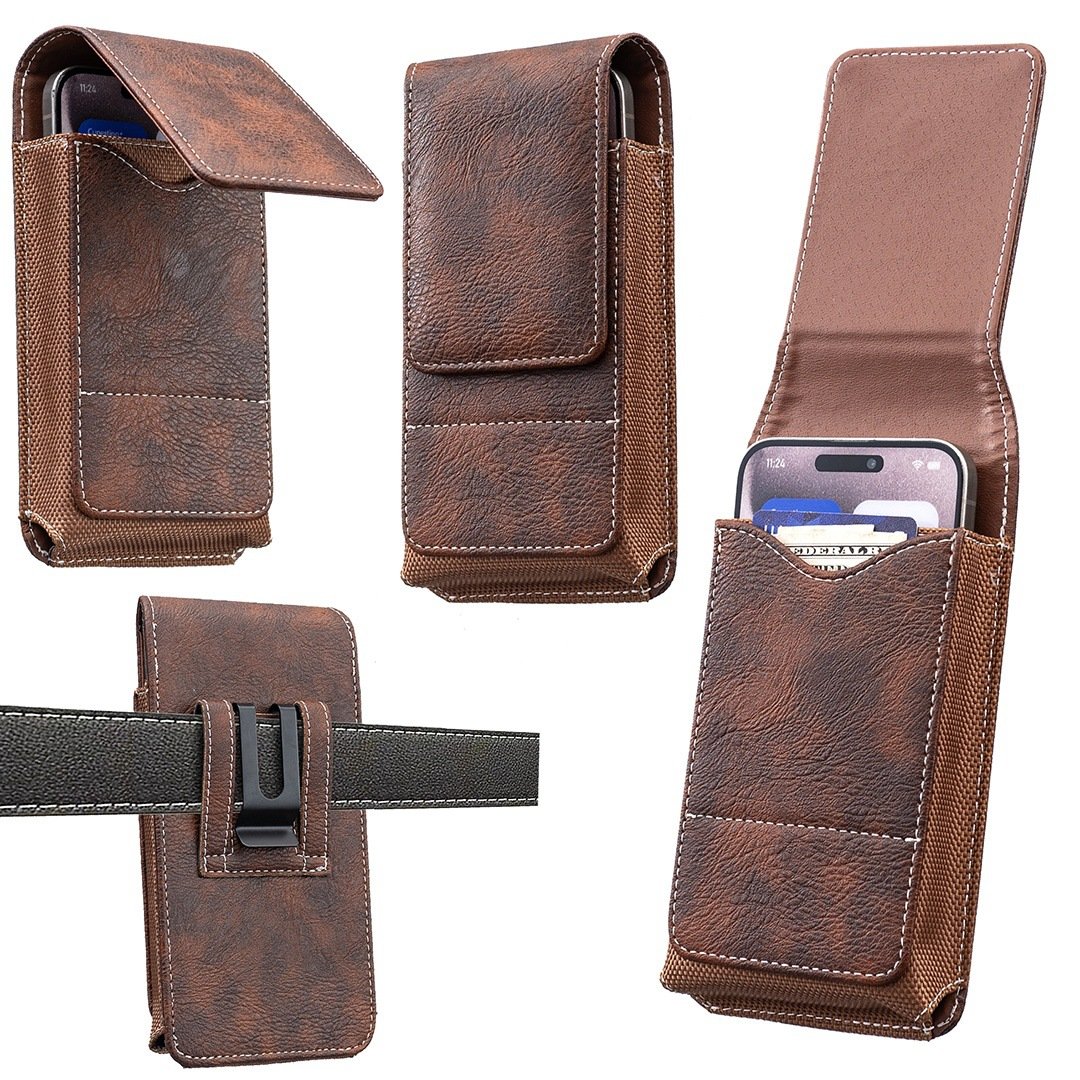 🔥📱 Limited Offer 50% OFF✨ Mobile Phone Belt Pouch | Easy Access, Secure Fit & Convenient Card Storage