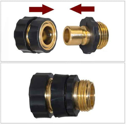 ⚡Sale Fast⚡Garden Hose Quick Connector-Make Your Hose Never Leak💧