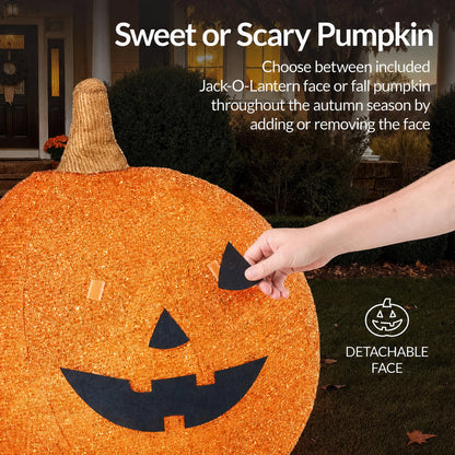 2-in-1 Lighted Pumpkin Set: Perfect Decor from Halloween to Thanksgiving! ✨