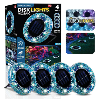 Mosaic Solar Disk Lights