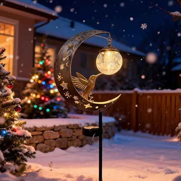 🔥 HOT SALE 50% OFF – Solar Garden Light ✨  Turn Your Dark Backyard Into A Magical Glowing Paradise 🌙