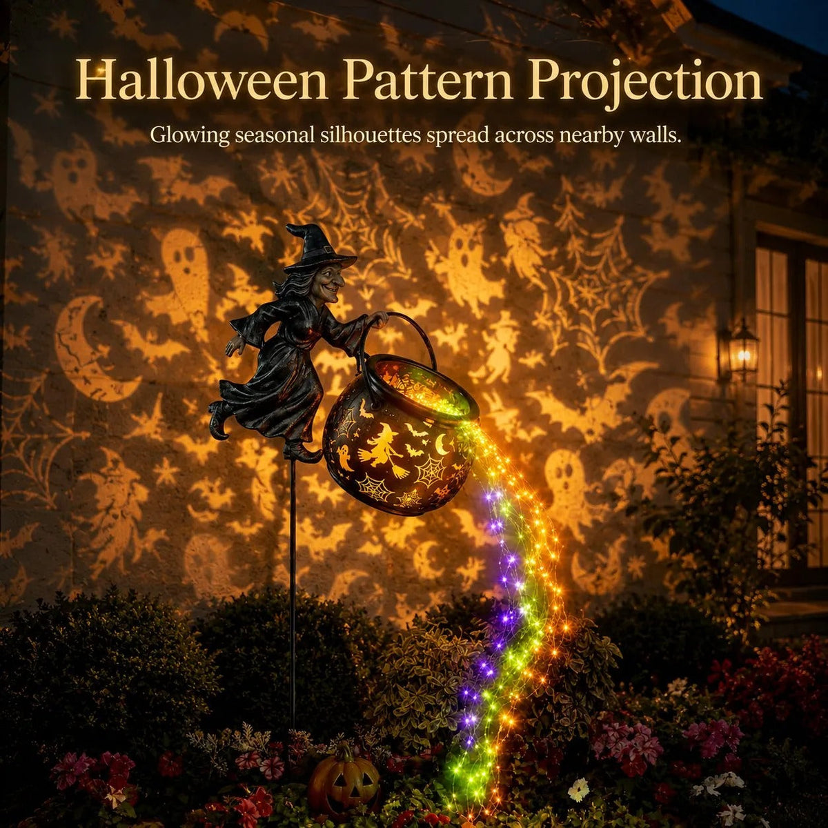 🔥Last Day 50% OFF - Halloween garden lamp “Witches' Cauldron”