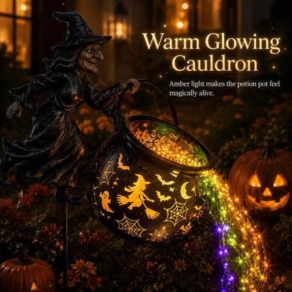 🔥Last Day 50% OFF - Halloween garden lamp “Witches' Cauldron”
