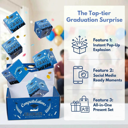【🧑‍🎓Graduation Hot Sale 50% OFF🔥】Creative Folding Pop-Up Gift Box for 2026 Graduation🎓️