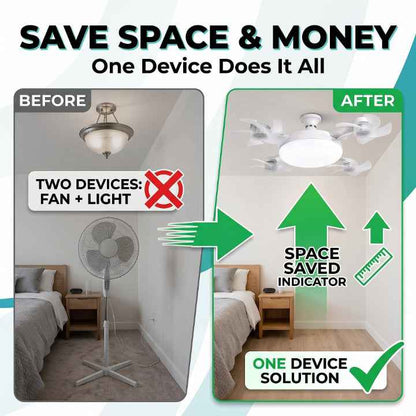 2026 New E27 Socket Ceiling Fan Light