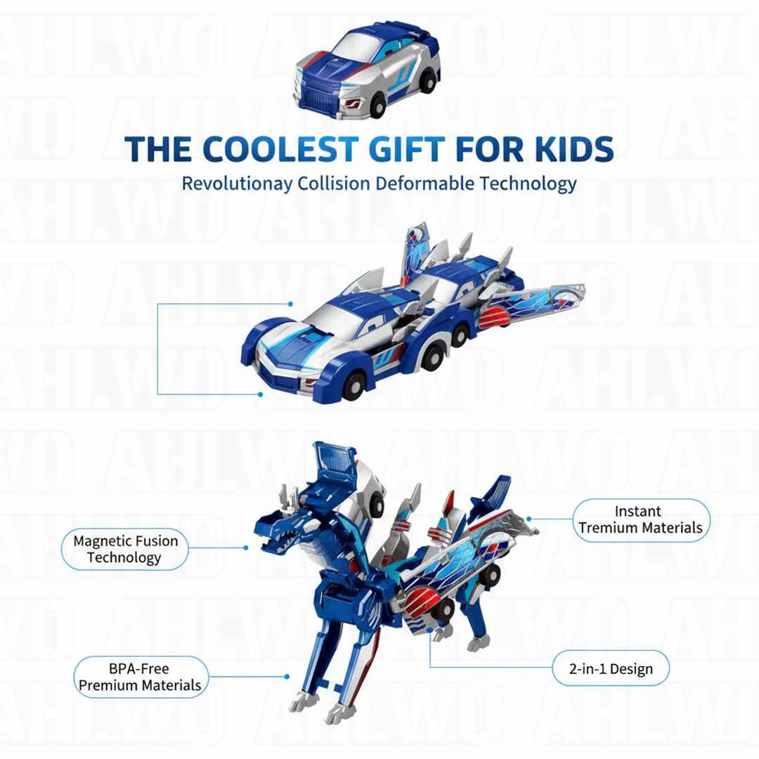 Transforming Winged Pegasus Car Toy